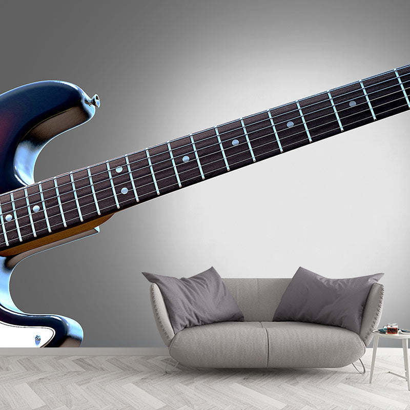 Photography Stain Resistant Mural Wallpaper Musical Instruments Sitting Room Wall Mural
