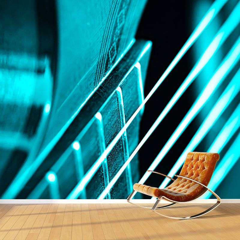 Photography Stain Resistant Mural Wallpaper Musical Instruments Sitting Room Wall Mural