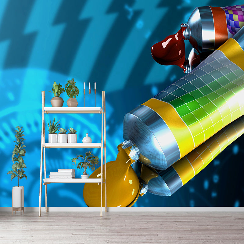 Photography Stain Resistant Mural Wallpaper Modern 3D Vision Sleeping Room Wall Mural