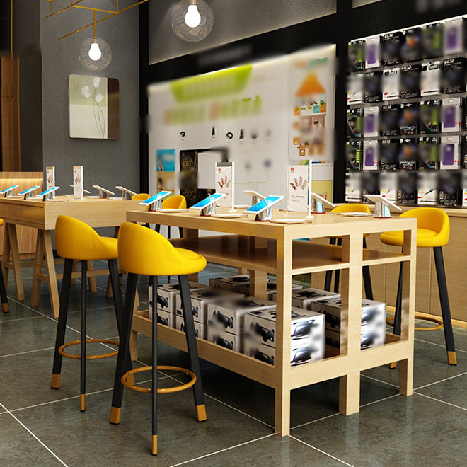 Taburete de bar de estilo escandinavo con patas de acero, taburete de mostrador individual para barra de cocina