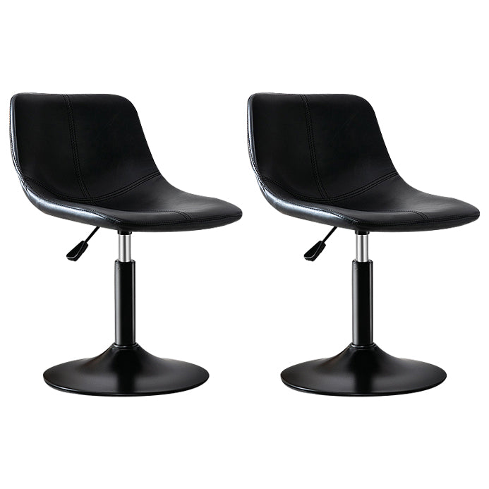 Tabouret de bar d'étude en acier de tabouret de comptoir de dossier rotatif moderne avec le coussin en cuir