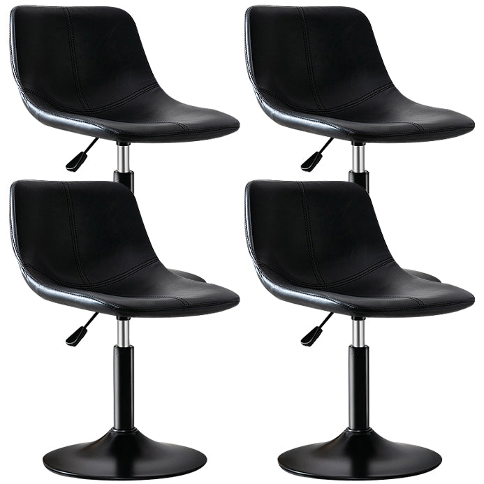 Tabouret de bar d'étude en acier de tabouret de comptoir de dossier rotatif moderne avec le coussin en cuir