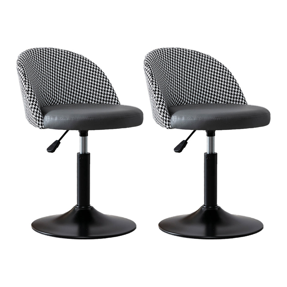 Taburete de bar de estilo moderno con reposapiés de altura ajustable, pata de metal para barra de mostrador
