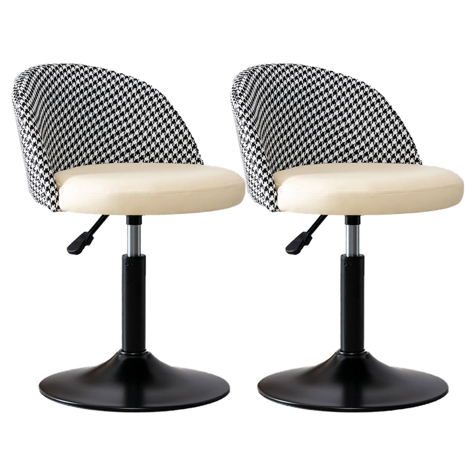 Taburete de bar de estilo moderno con reposapiés de altura ajustable, pata de metal para barra de mostrador