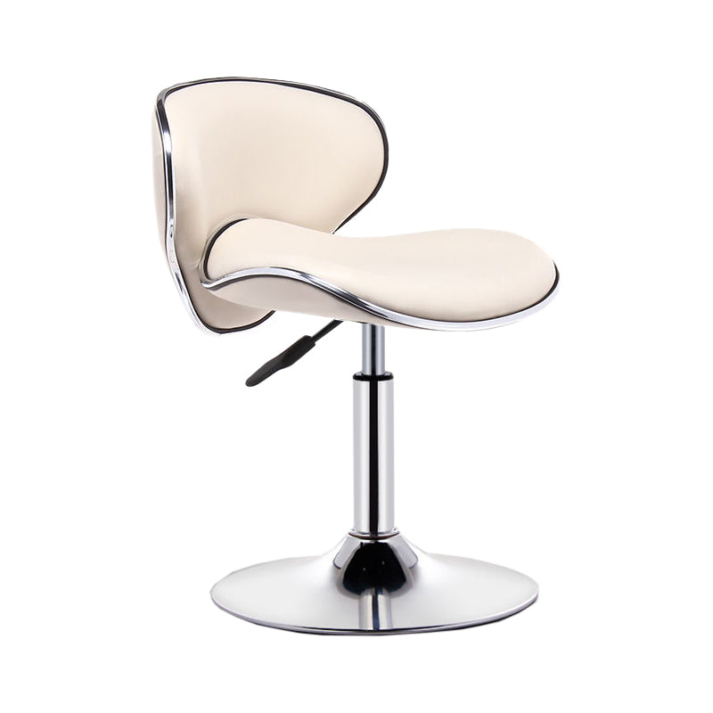 Modern Style Bar-stool with Adjustable Height Low Back Footrest Swivel for Counter Bar