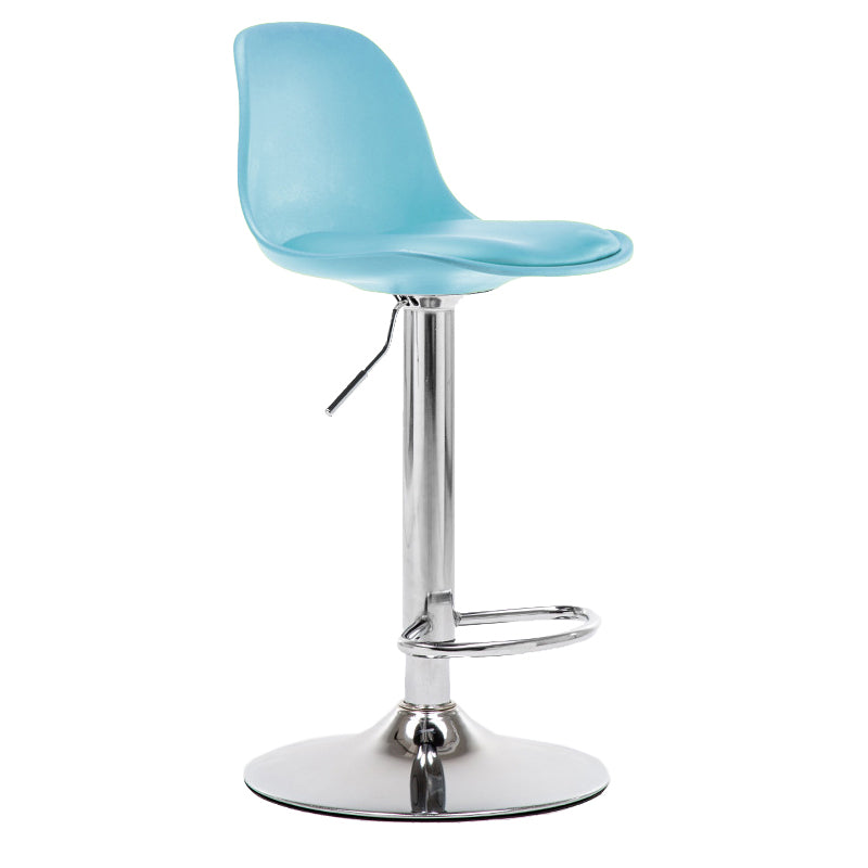 Modern Style Single Bar-stool with Adjustable Height Bucket Seat for Counter Kitchen