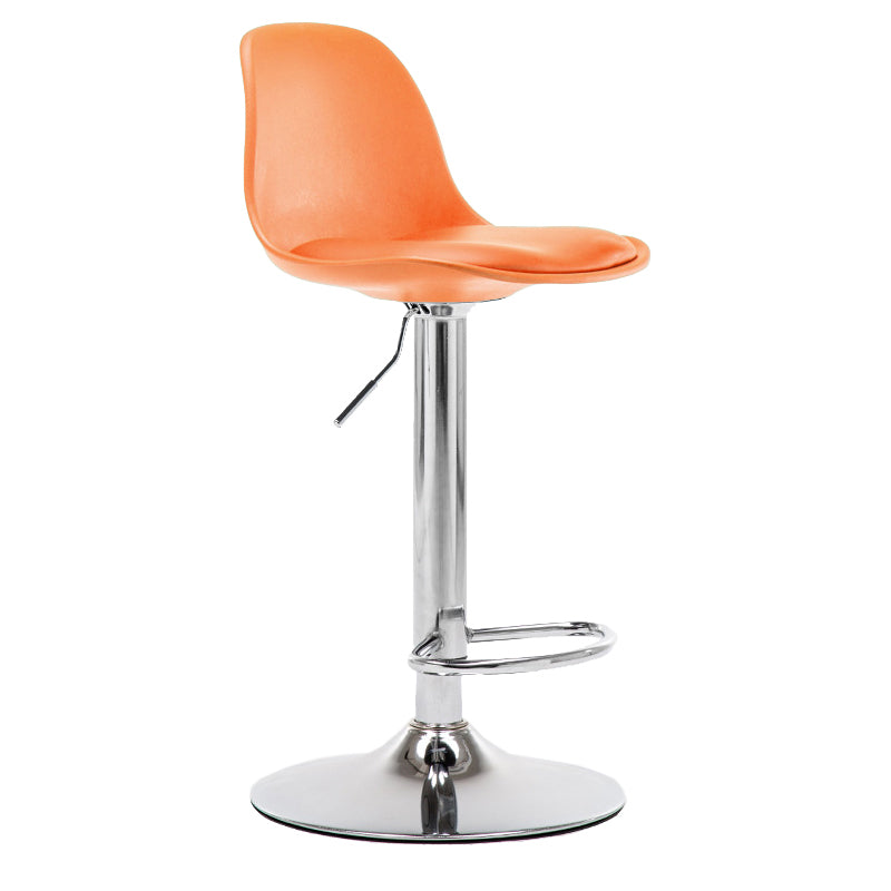 Modern Style Single Bar-stool with Adjustable Height Bucket Seat for Counter Kitchen
