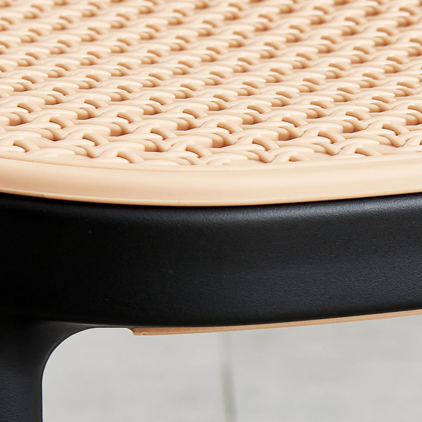 Taburete escandinavo de plástico para cocina, comedor, taburete sin brazos, taburete de bar con respaldo bajo