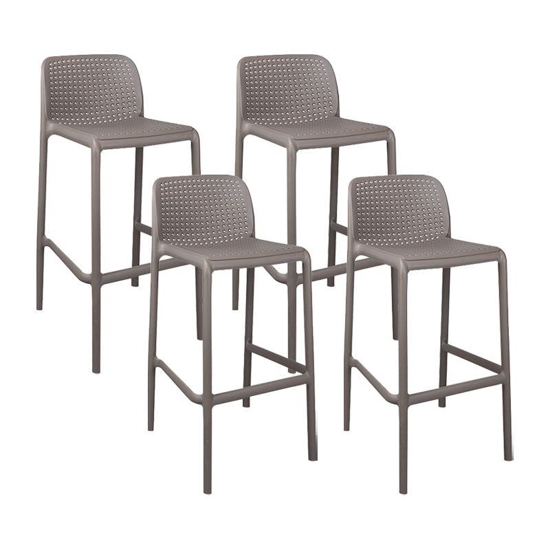 Taburete de comedor de cocina de plástico escandinavo