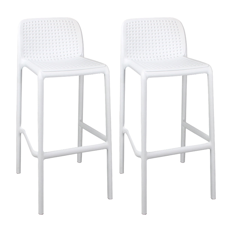 Taburete de comedor de cocina de plástico escandinavo