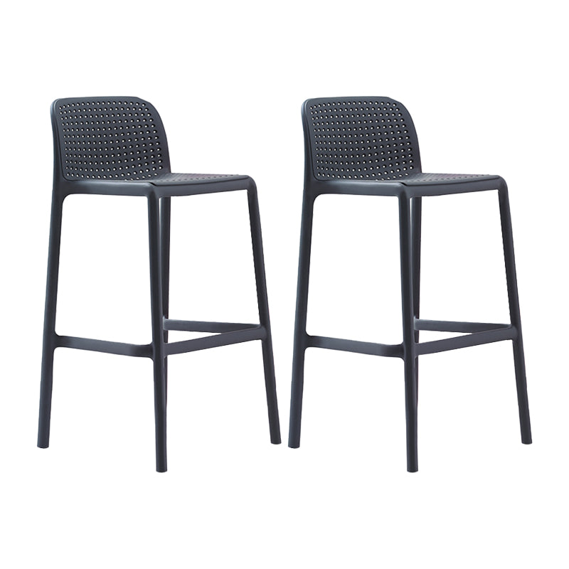 Taburete de comedor de cocina de plástico escandinavo