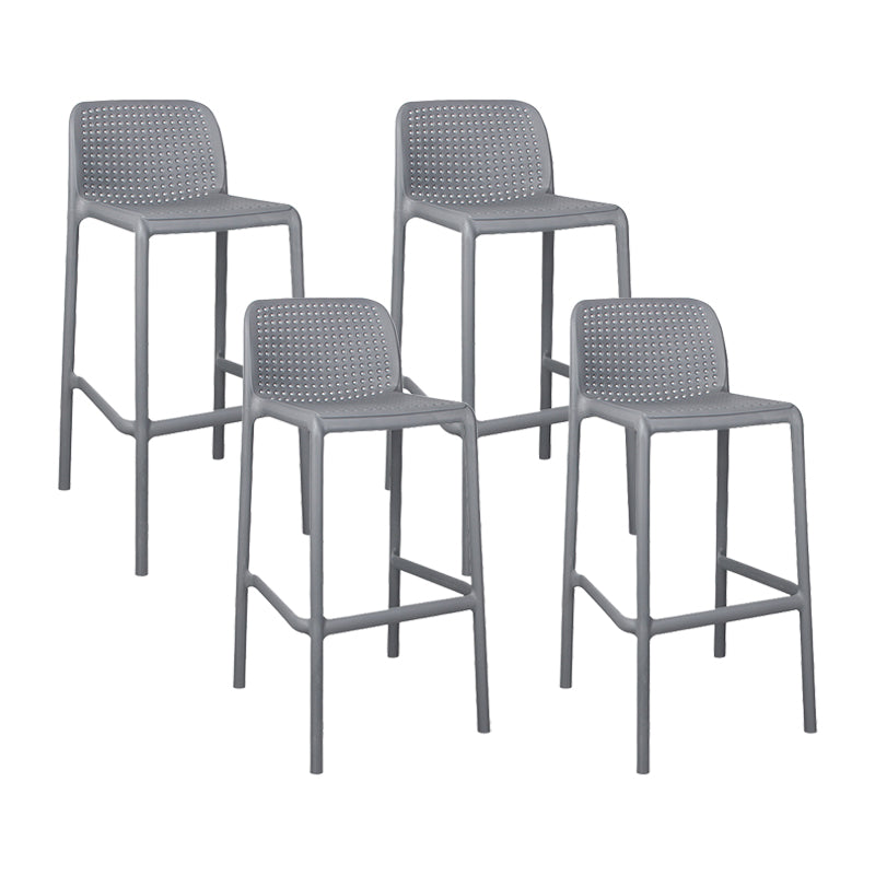 Taburete de comedor de cocina de plástico escandinavo