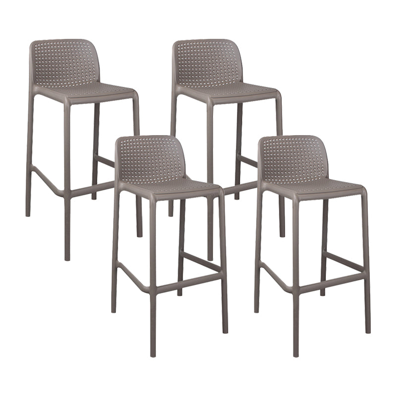 Taburete de comedor de cocina de plástico escandinavo