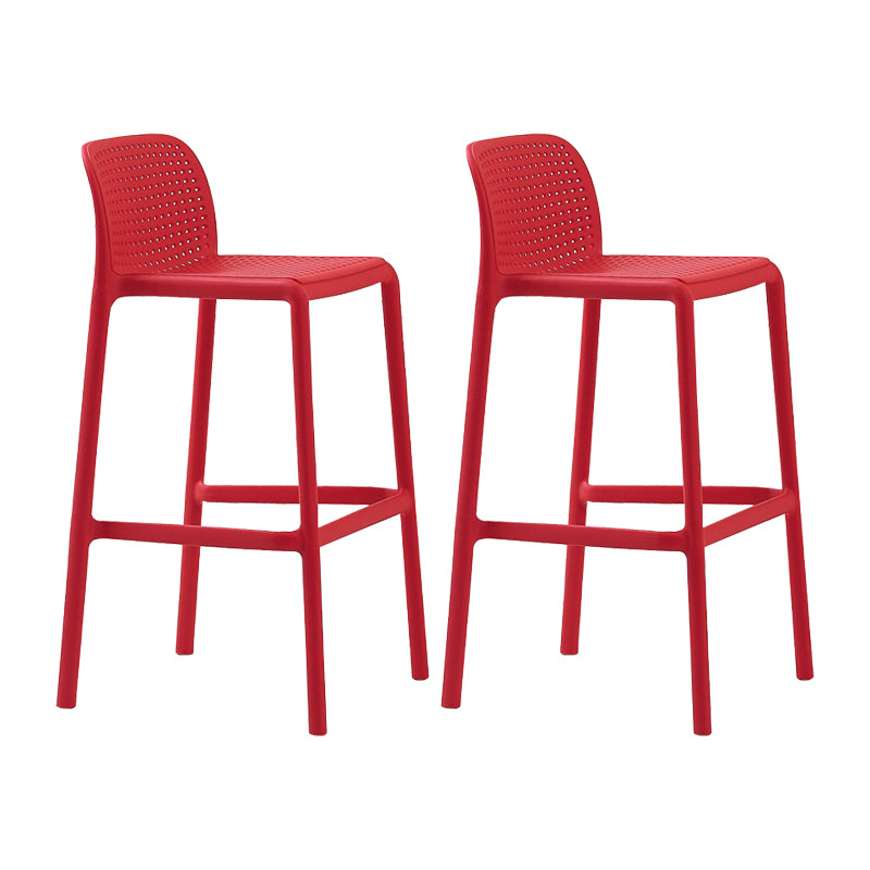 Taburete de comedor de cocina de plástico escandinavo