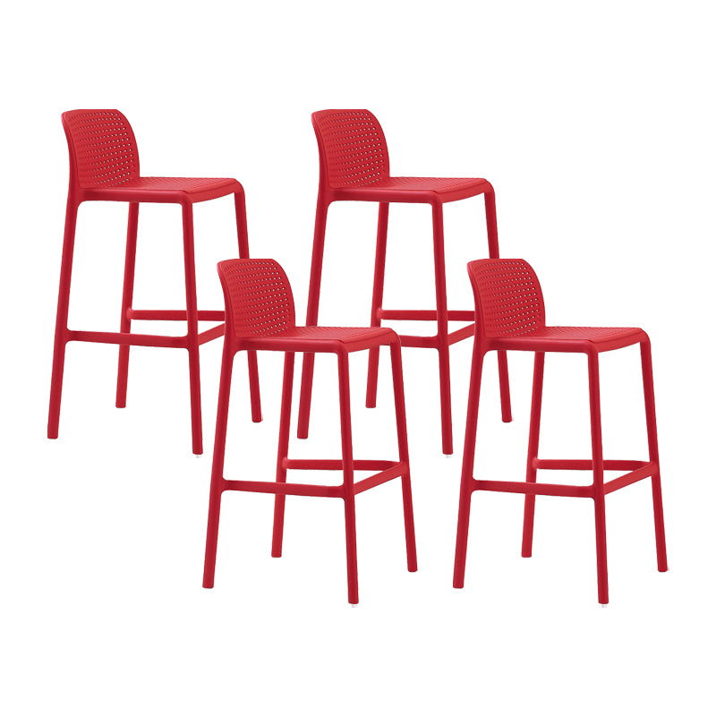 Taburete de comedor de cocina de plástico escandinavo