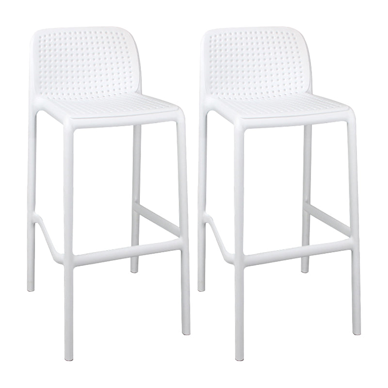 Taburete de comedor de cocina de plástico escandinavo