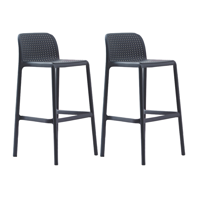 Taburete de comedor de cocina de plástico escandinavo