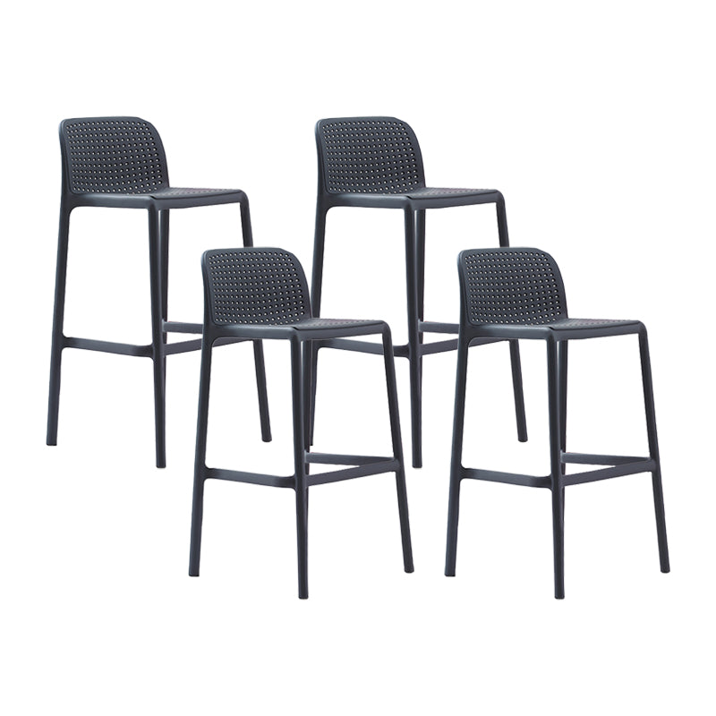 Taburete de comedor de cocina de plástico escandinavo
