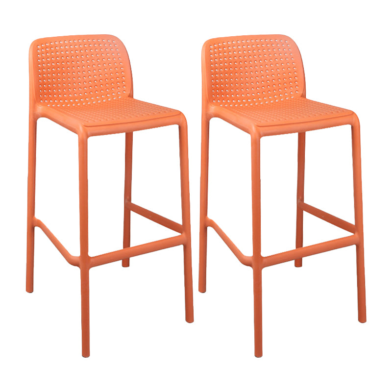 Taburete de comedor de cocina de plástico escandinavo