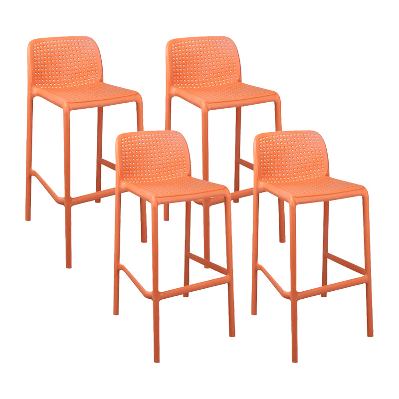 Taburete de comedor de cocina de plástico escandinavo