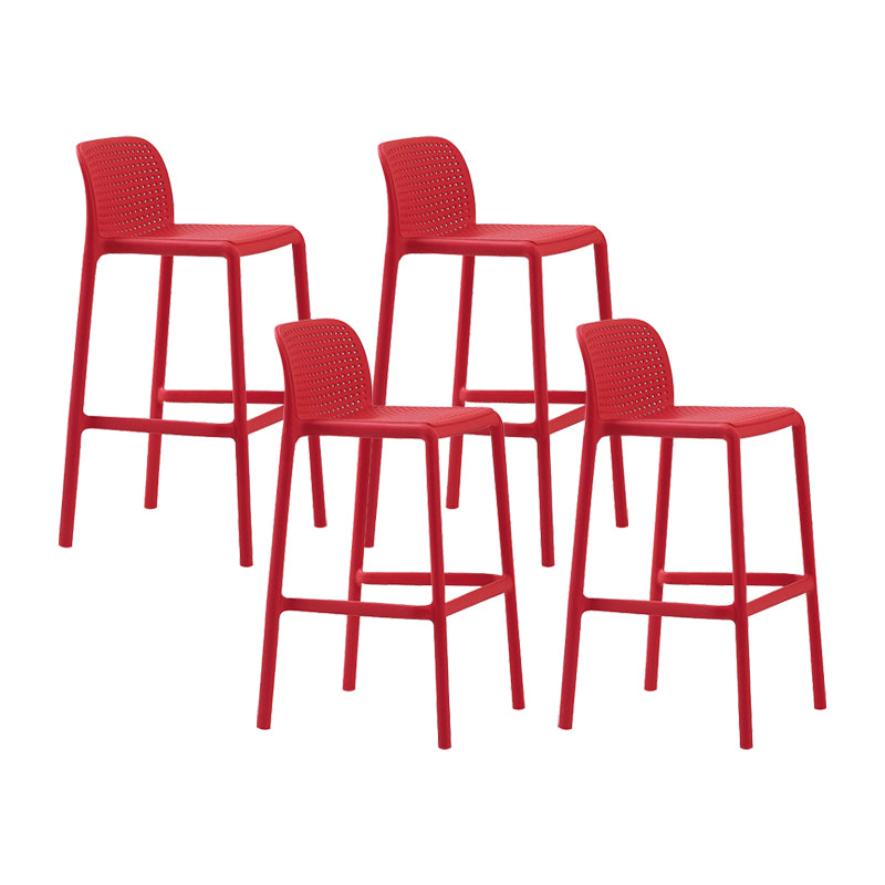 Taburete de comedor de cocina de plástico escandinavo