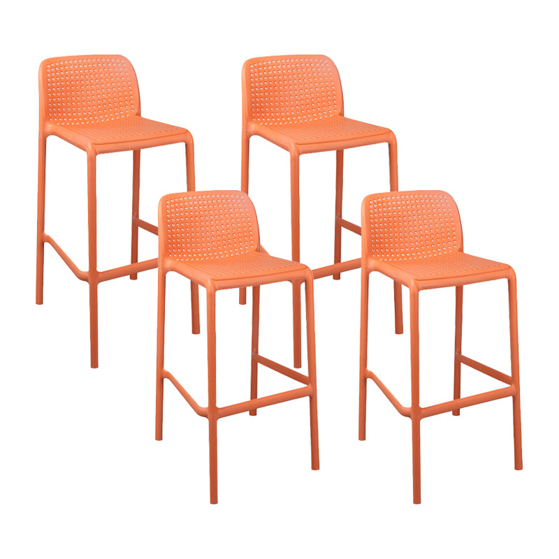 Taburete de comedor de cocina de plástico escandinavo