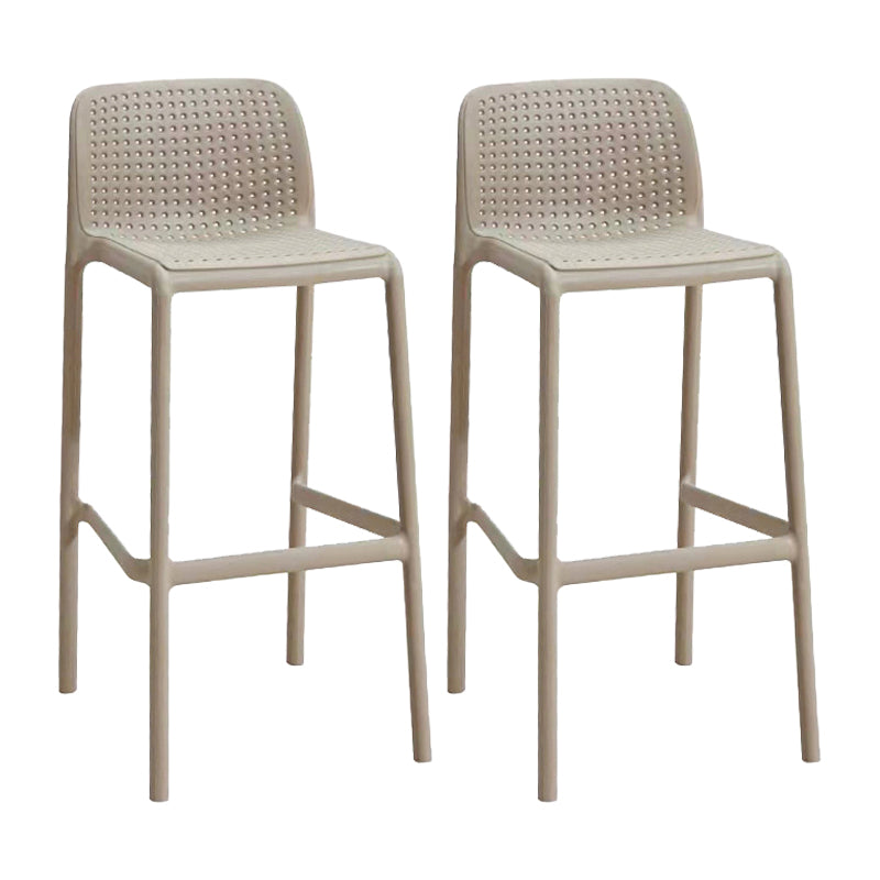 Taburete de comedor de cocina de plástico escandinavo