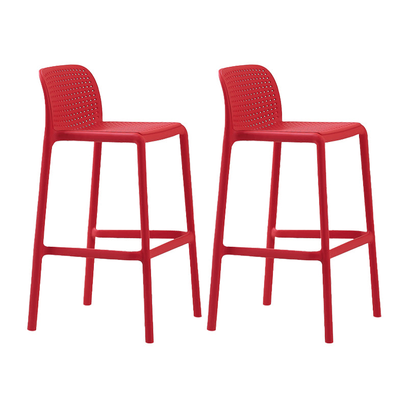 Taburete de comedor de cocina de plástico escandinavo