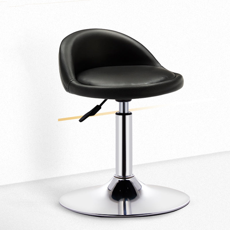 Tabouret de bar de chambre à coucher en acier de tabouret de comptoir rotatif réglable moderne avec coussin