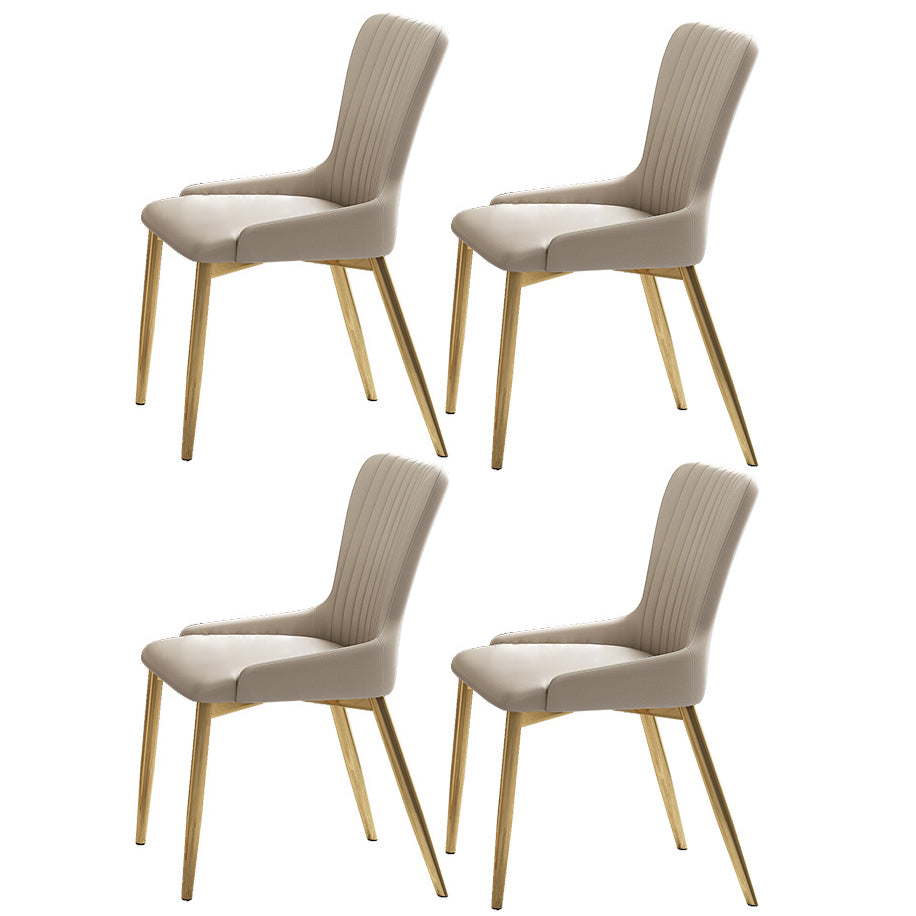 Glam 1/4/5/7 Pieces Scalable Dining Table Set with Sintered Stone Top White Dinette Set