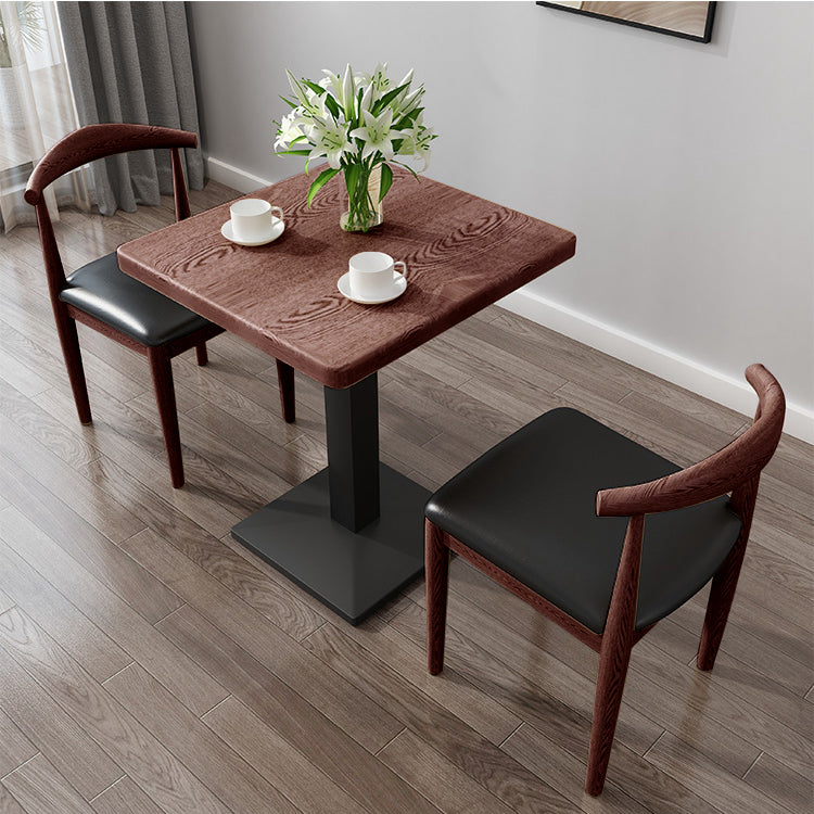 Modern 1/3/4/5 Pieces Dining Set Geometry Wood Dining Table Set for Dining Room