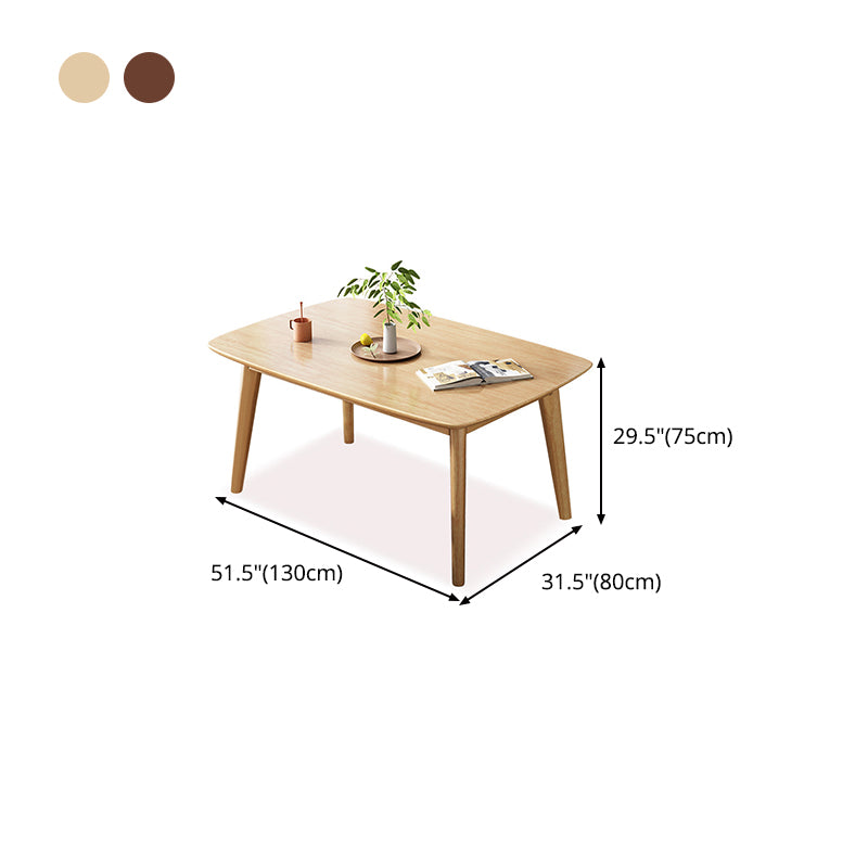 1/2/5/7 Pieces Modern Wood Furniture Standard Height Dining Table Set with 4 Legs