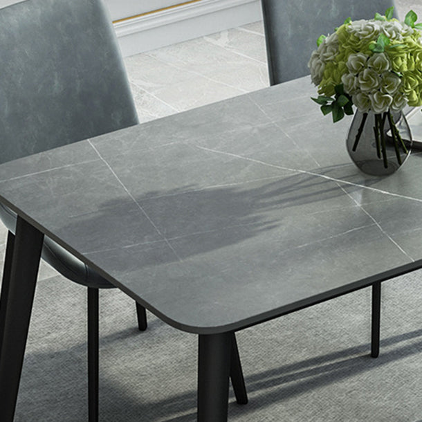 Nordic Style 1/5/7 Pieces Dining Set with Gray Top Kitchen Table Set for Dining Room