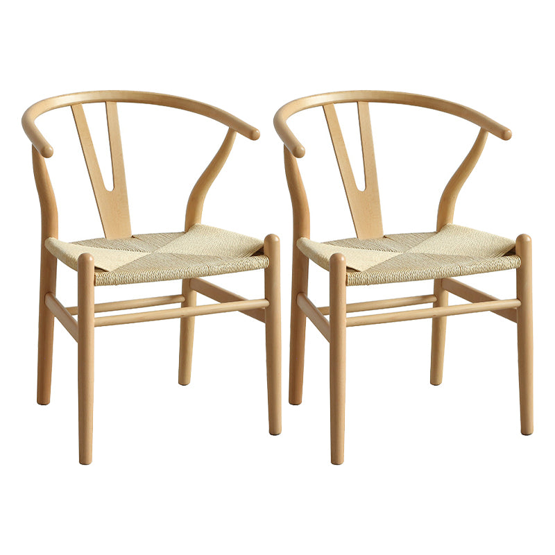 Modern 1/2/3/4 Pieces Rectangle Dining Set Solid Wood Dining Table with Chairs