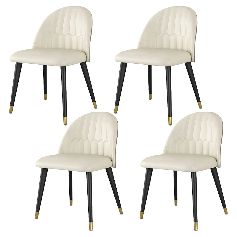 Glam 1/4/5/7 Pieces Dining Set White Standard Height Dining Set