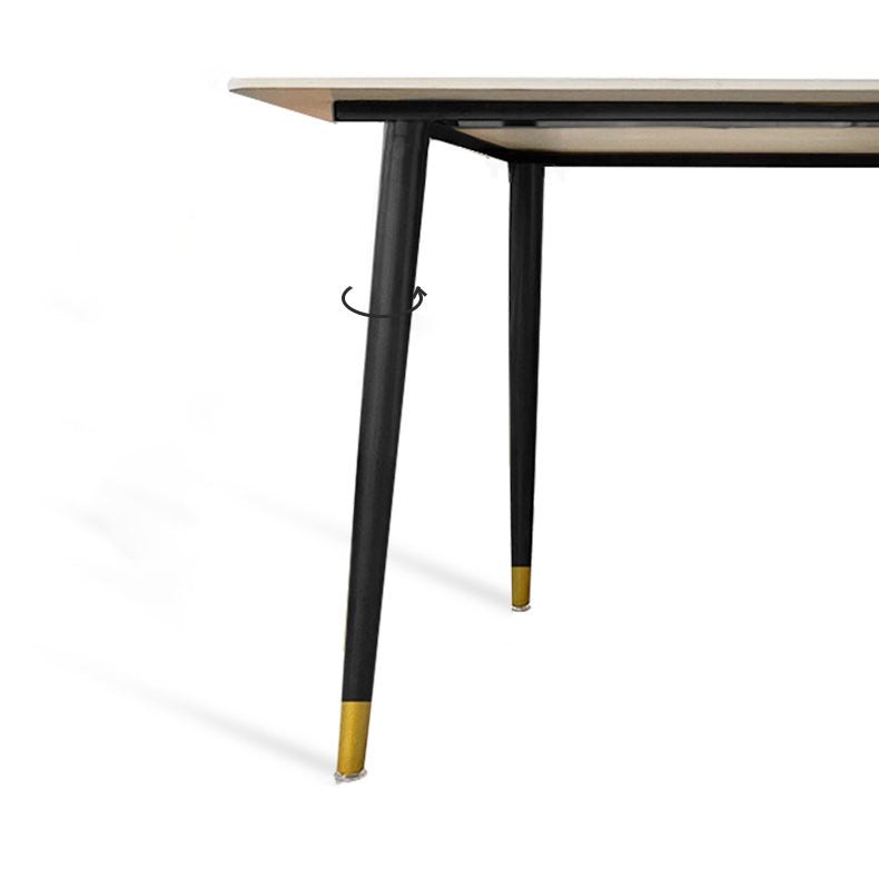 Glam 1/4/5/7 Pieces Dining Set White Standard Height Dining Set