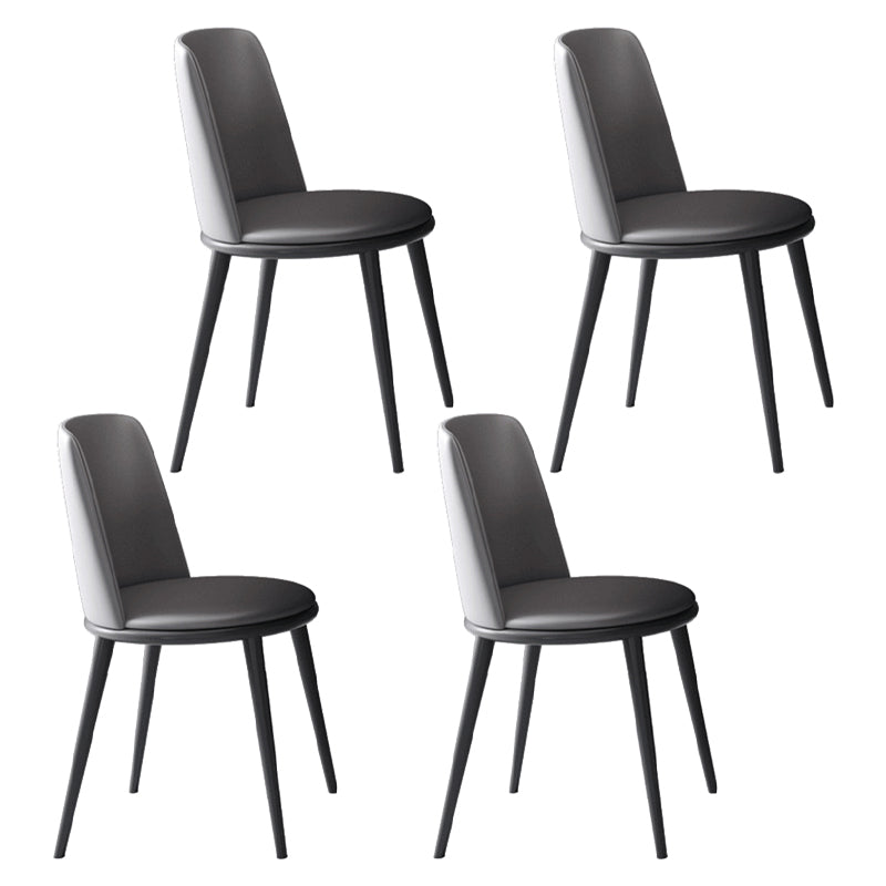 Modern 1/4/6/7 Pieces Black Dining Table Set with Sintered Stone Top Rectangle Dinette Set