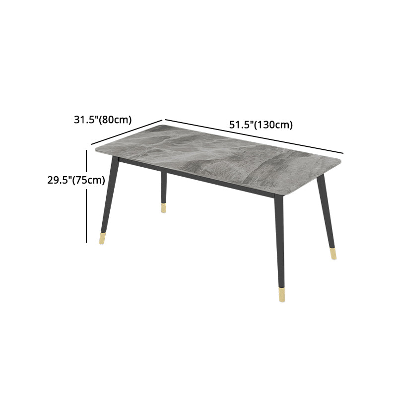 Glam 1/5/7 Pieces Dining Set Rectangle Dining Table Set for Home Use