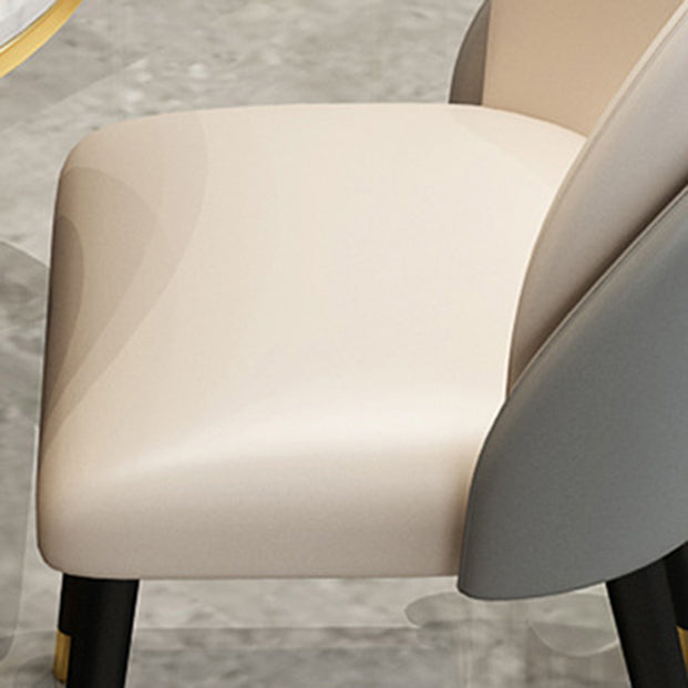 Glam Style 1/2/3/5 Pieces Table Set Gold Base and Stone Top Kitchen Set for Dining Room