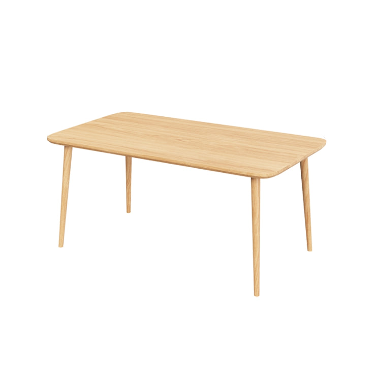 Modern 1/2/3/5 Pieces Rectangle Dining Set Solid Wood Dining Table with Chairs