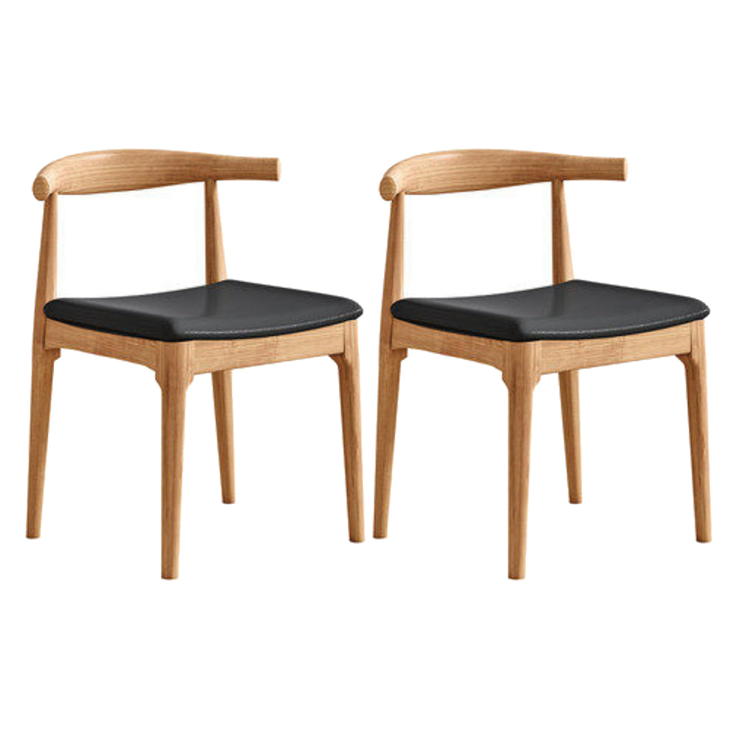 Modern 1/2/3/5 Pieces Rectangle Dining Set Solid Wood Dining Table with Chairs