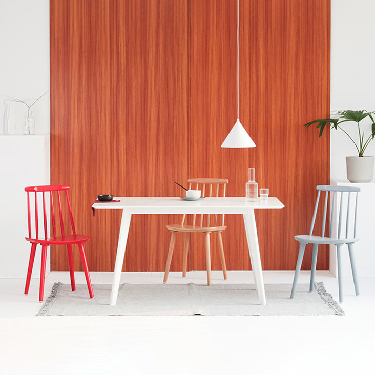 Silla moderna de comedor sillas sin brazos con patas de madera para cocina