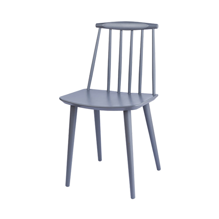 Silla moderna de comedor sillas sin brazos con patas de madera para cocina
