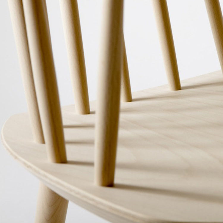 Silla moderna de comedor sillas sin brazos con patas de madera para cocina