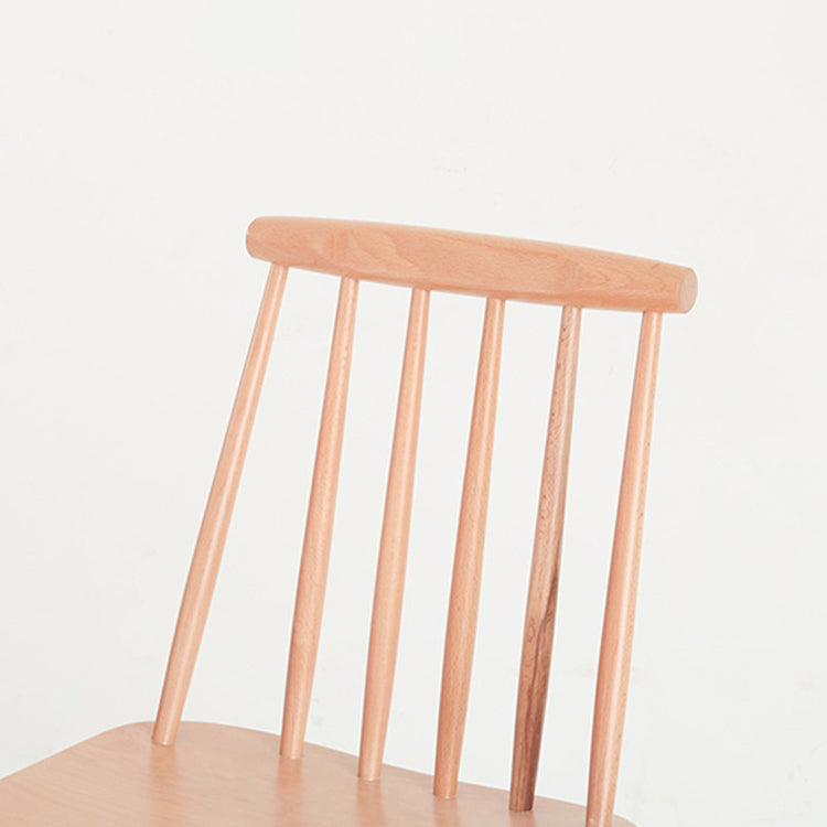 Silla moderna de comedor sillas sin brazos con patas de madera para cocina