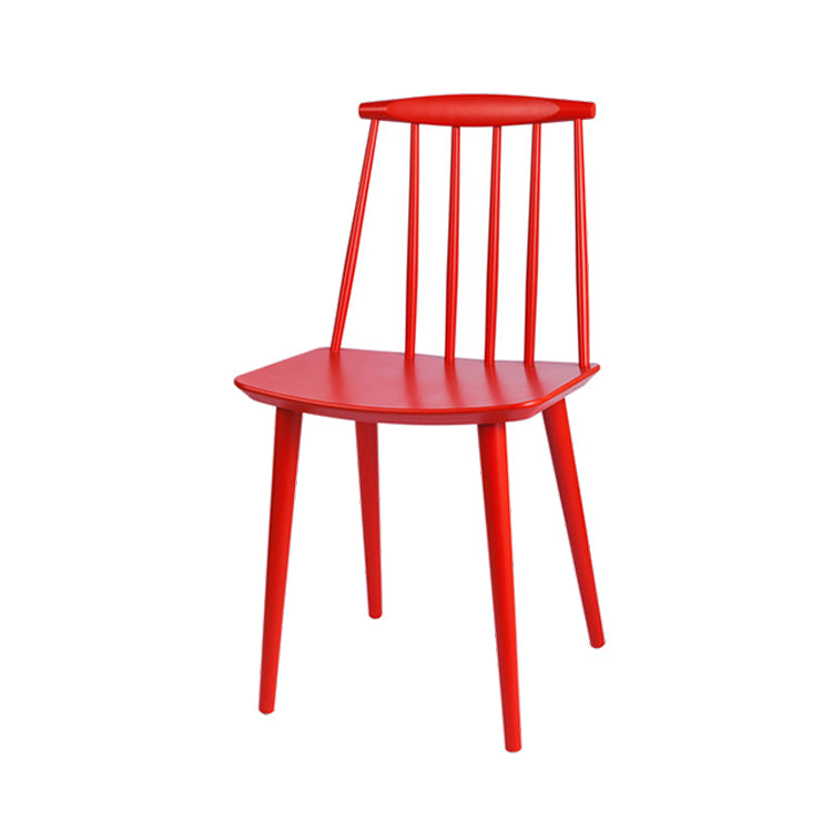 Silla moderna de comedor sillas sin brazos con patas de madera para cocina