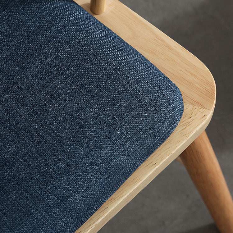 Silla trasera Windsor de estilo moderno, sillones de comedor con patas de madera para cocina
