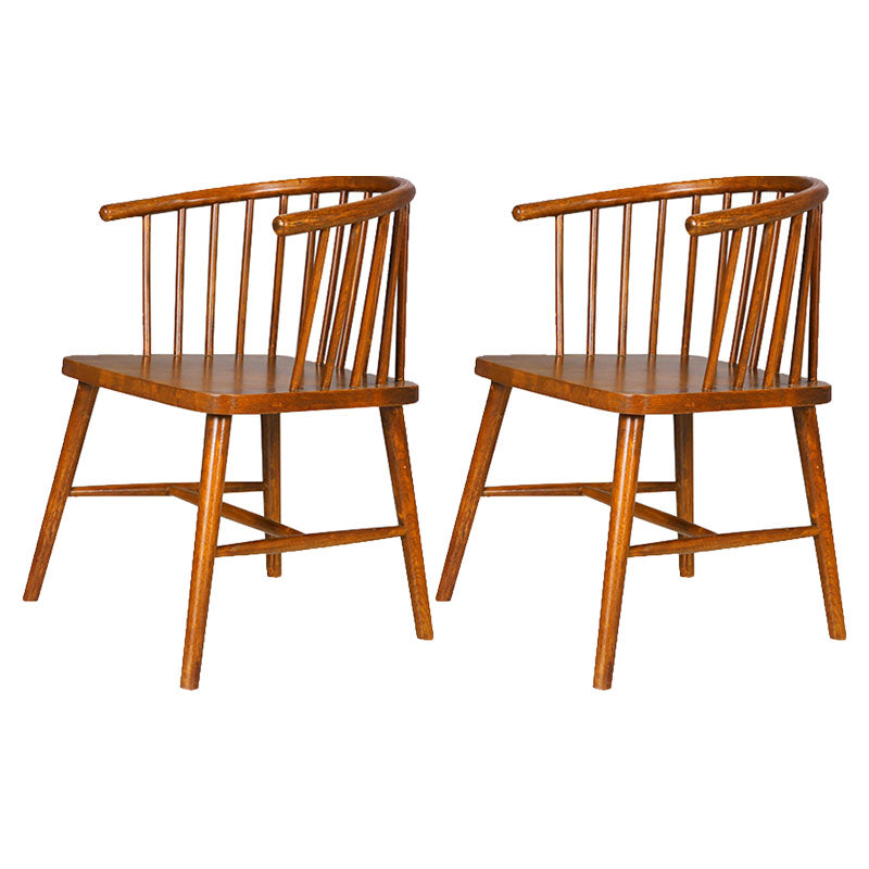 Silla trasera Windsor de estilo moderno, sillones de comedor con patas de madera para cocina