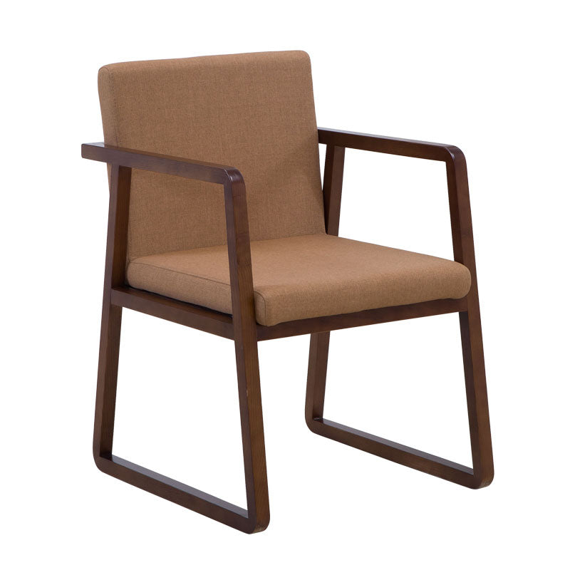 Sillas de estilo moderno sillón de comedor con patas de madera para cocina