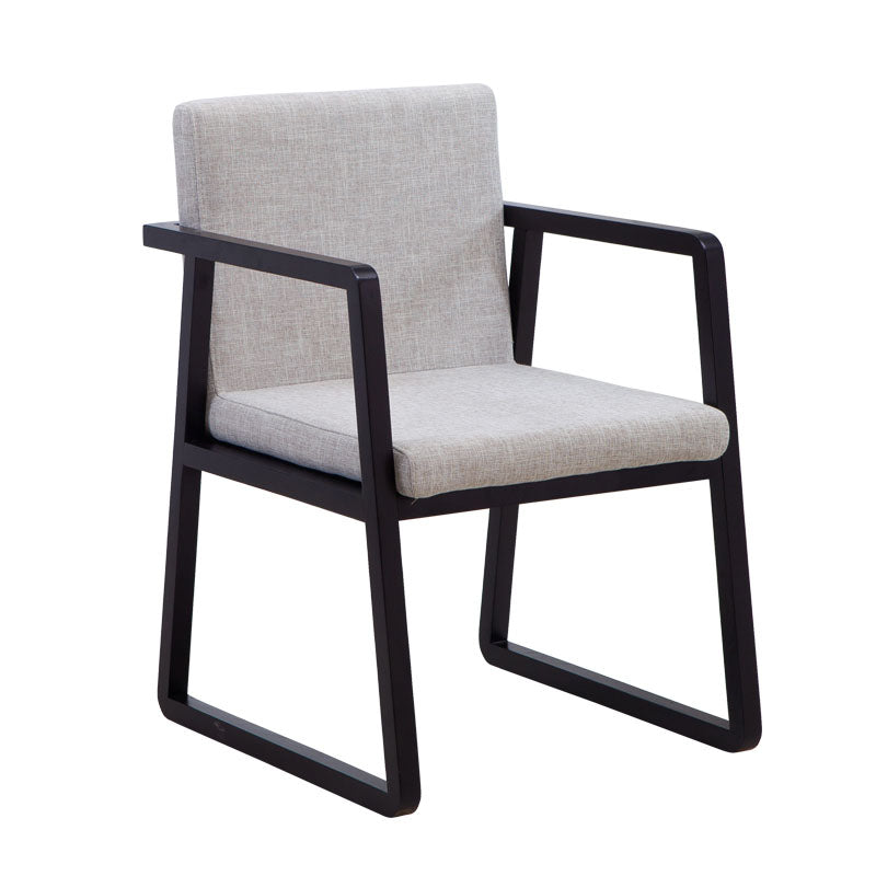 Sillas de estilo moderno sillón de comedor con patas de madera para cocina